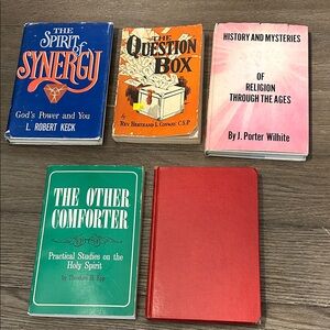 Collection of Vintage Religious Books Theology Catholic Bible Study interesting